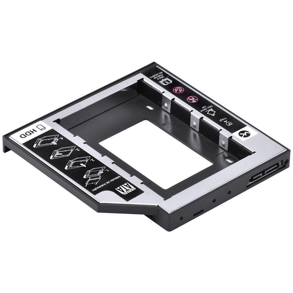 Adaptador Caddy Para Hd Ou Ssd Gaveta Dvd Notebook Sata - 5