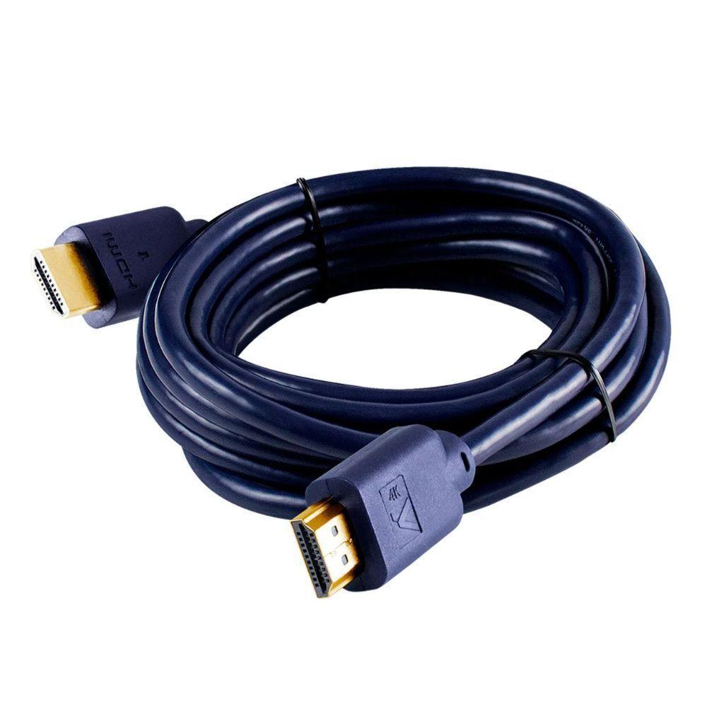 Cabo Hdmi Aquario 4k05 4k Macho X Macho 2.0 5m - 2