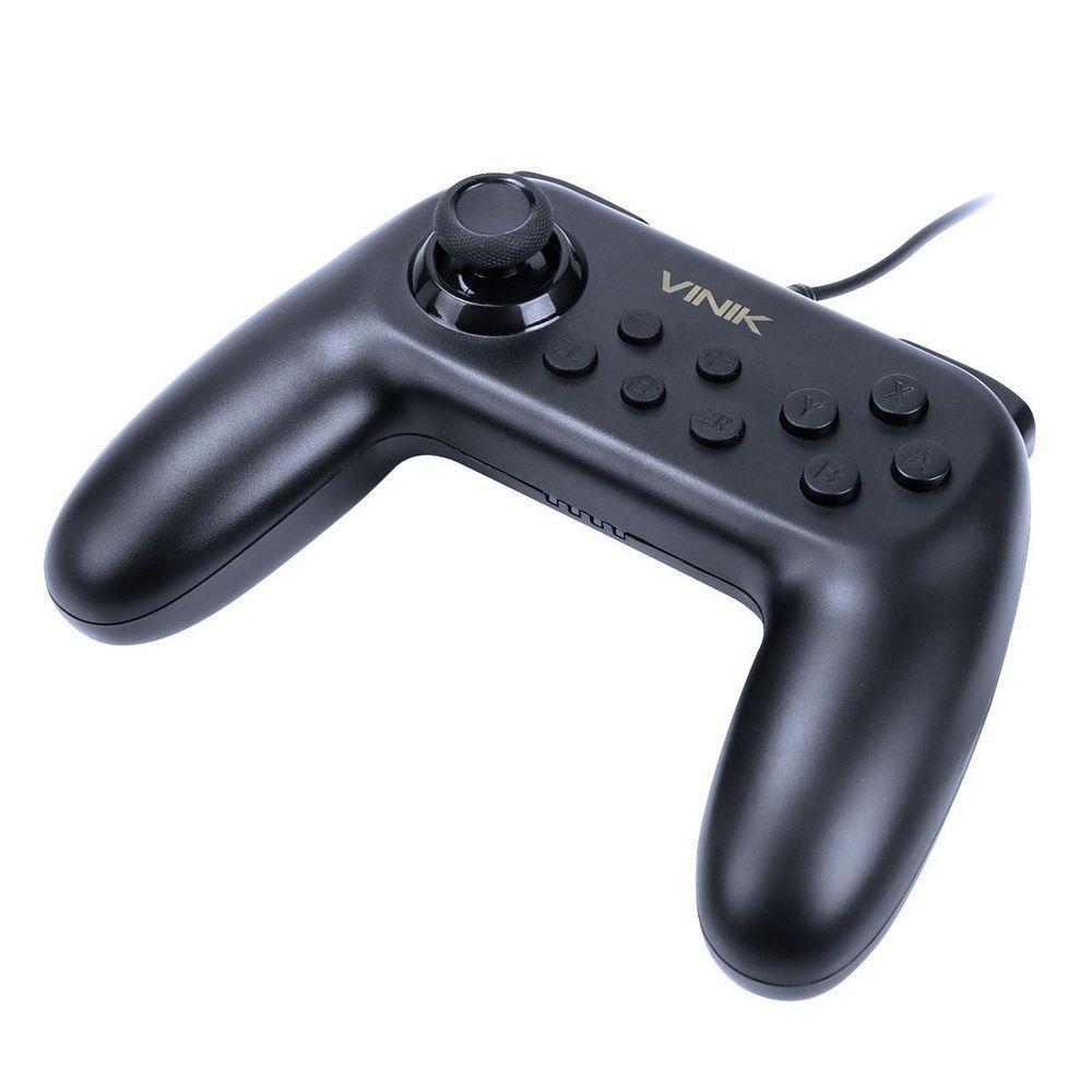 Controle Para Nintendo Switch Com Fio Usb Modelo Ns Preto - 6