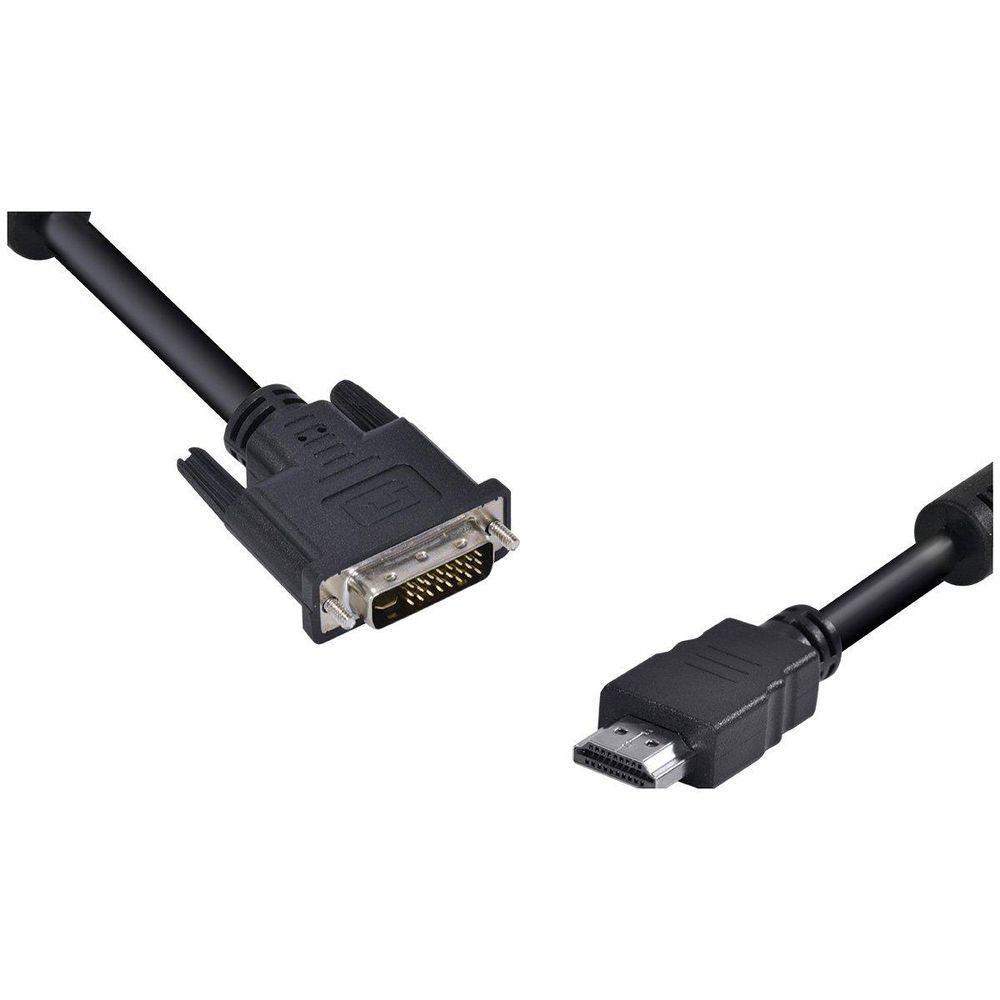 Cabo Hdmi Macho Para Dvi-d 24+1 Pinos 2 Metros Hdmi-2 - 2