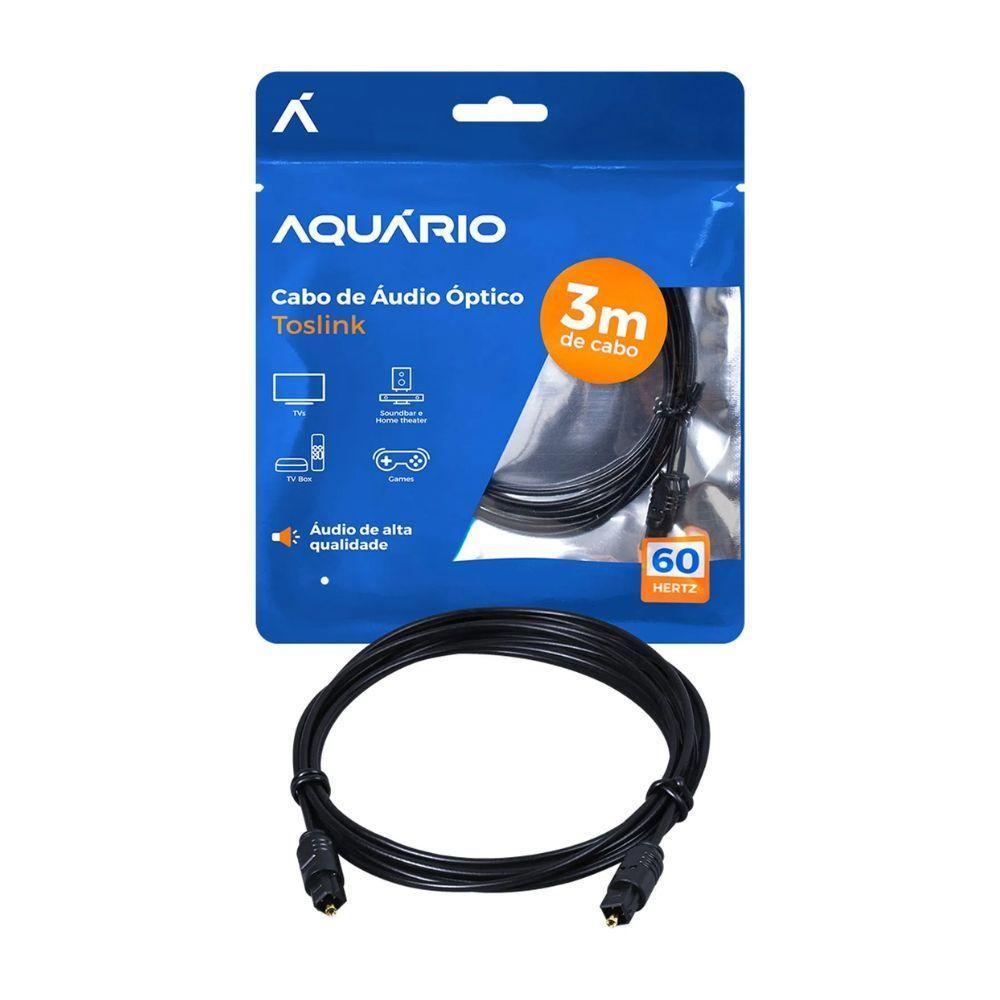 Cabo De Audio Optico Aquario Toslink Tsk30 - 3 Metros - 2