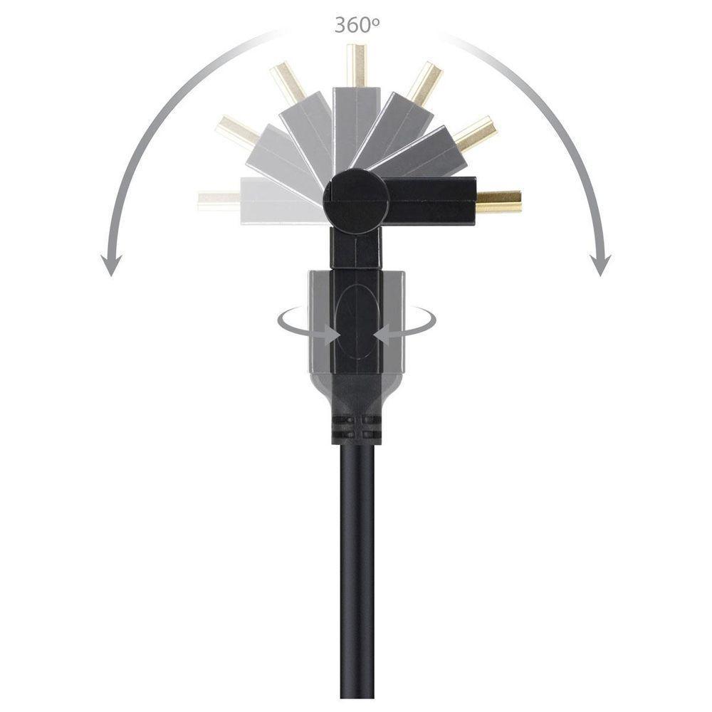 Cabo Hdmi 2.0 4k Conect.360 2m H20b360-2 - 5