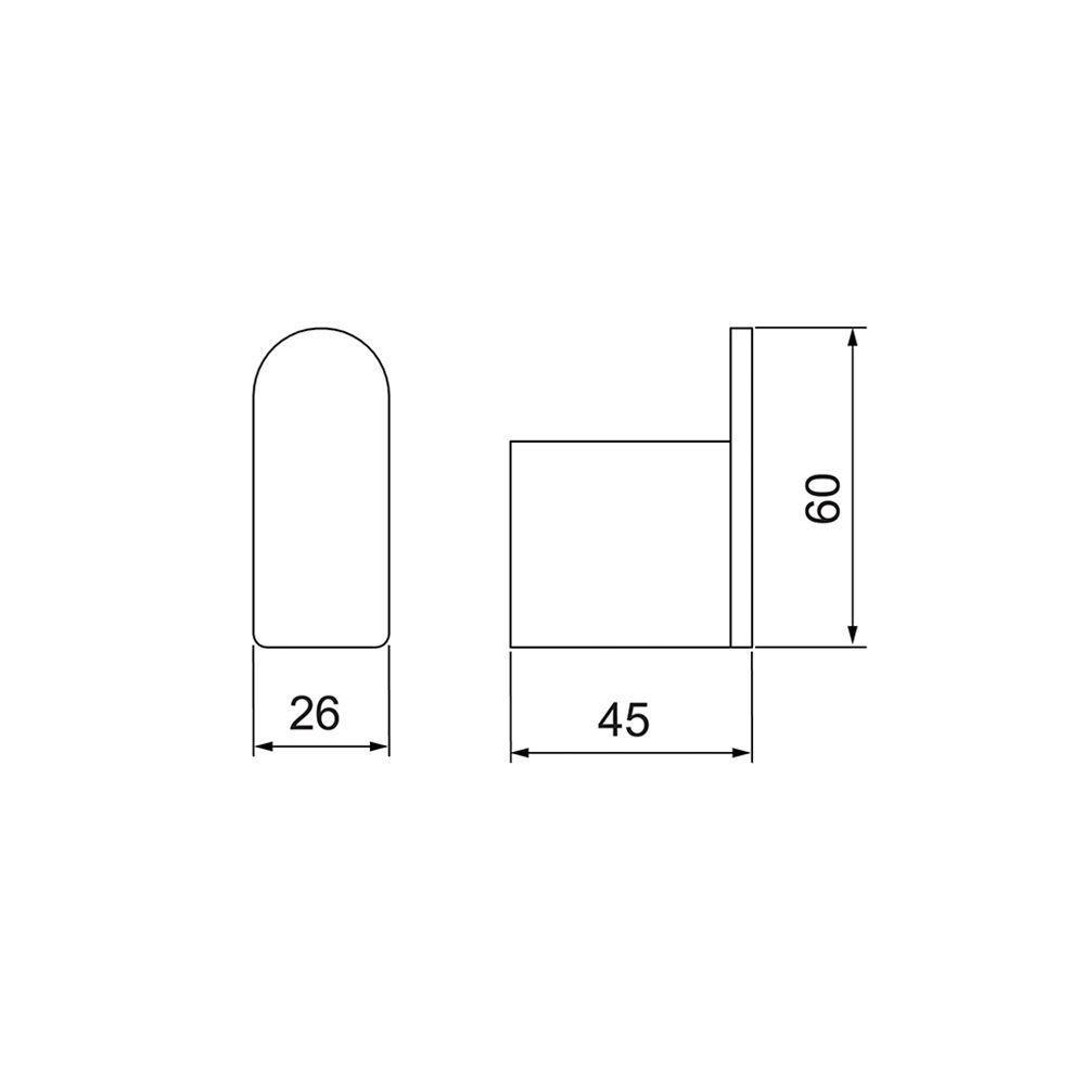 Cabide Lorenzetti Loren Trend 2060 C87 Cromado - 2