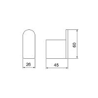 Cabide Lorenzetti Loren Trend 2060 C87 Cromado - 2