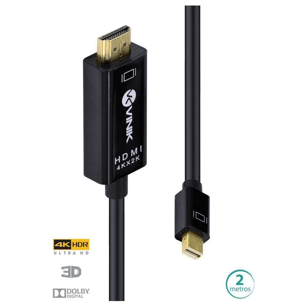 Cabo Mini Dp X Hdmi 2.0 - 2 M - H20mdp-2 - 2