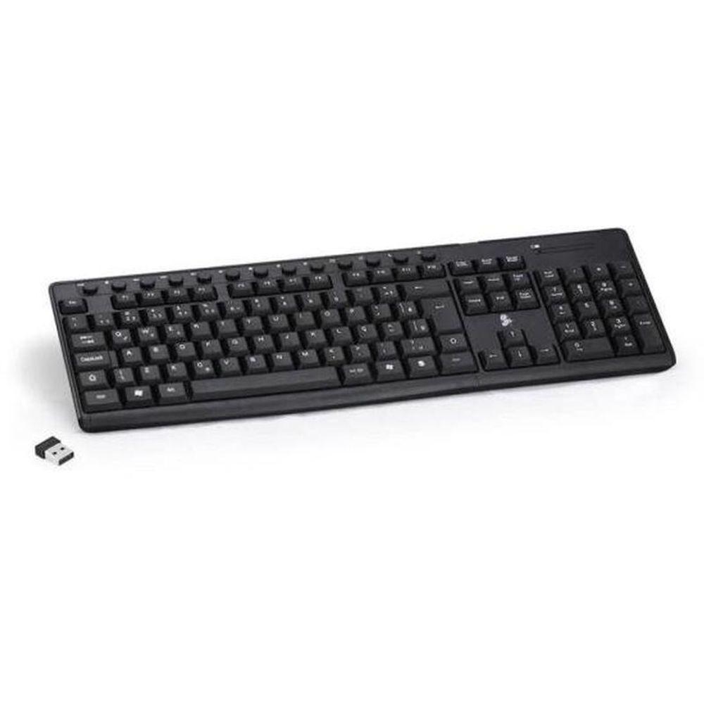 Teclado Sem Fio Tw-500 Preto 5+ - 2