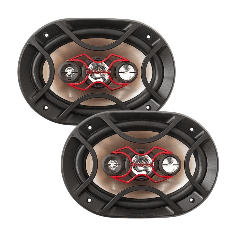 Alto Falante Bravox Quadriaxial B4x69x 6x9 140w Rms 4r Par - 1