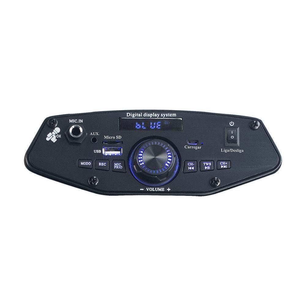 Caixa De Som Aquario Hype 250 Bluetooth 250w Rms Hp-250 - 6