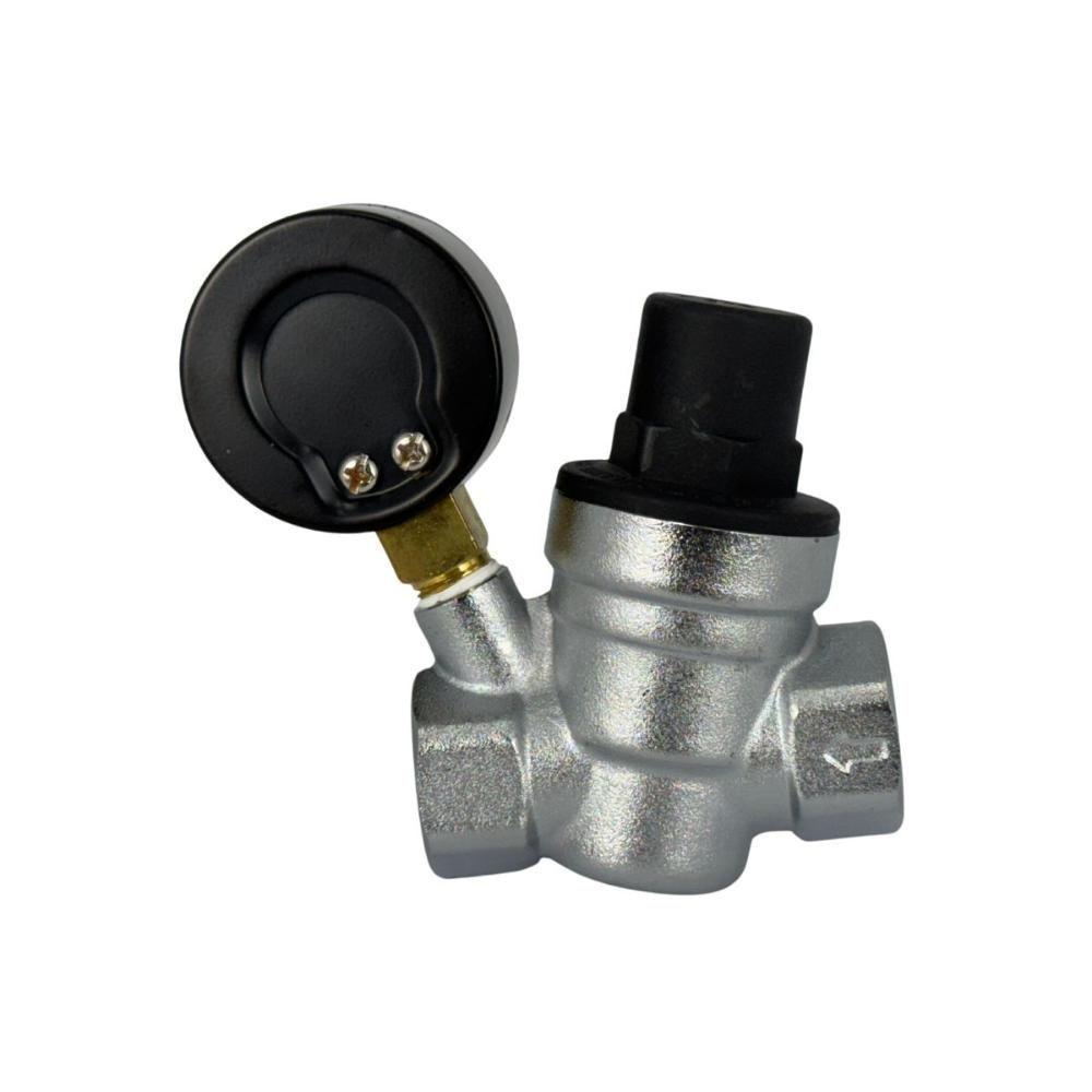 Válvula Redutora De Pressão Com Manômetro 1/2 Pol - H2alle - 2