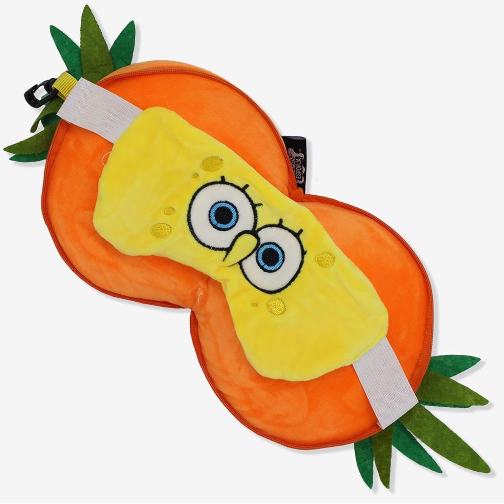 Máscara De Dormir Com Almofada Bob Esponja - 4