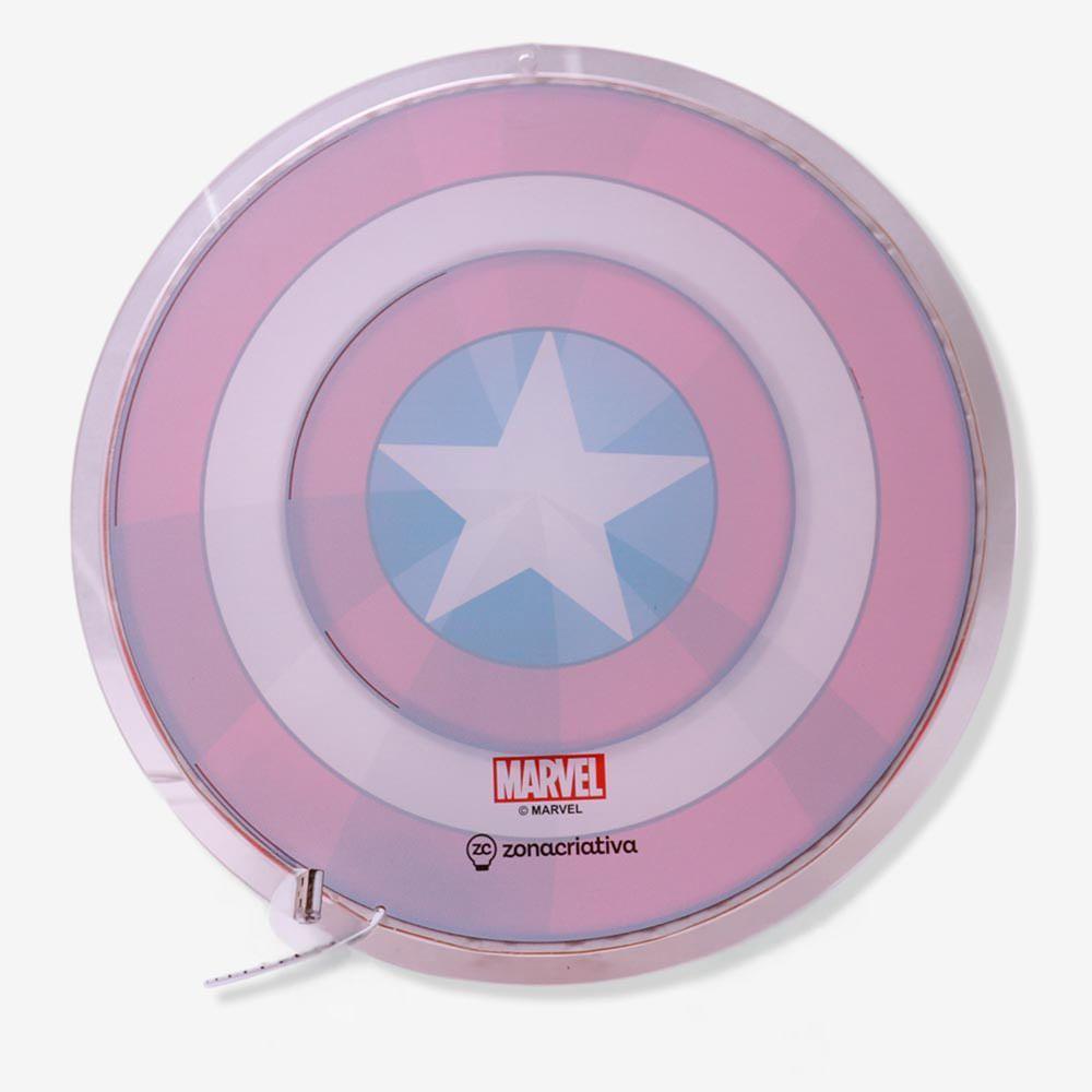 Luminária Formato 3d Neon Capitão América – Marvel - 2