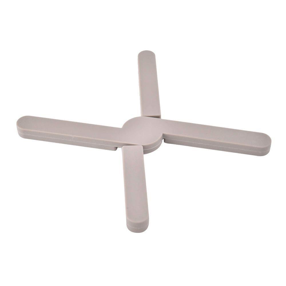 Descanso De Panela Em Silicone Kenya Cinza - 1