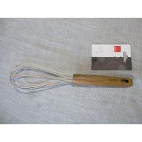 Colher Batedora De Silicone Com Cabo De Madeira Spicy Bege - 3