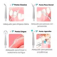 Irrigador Oral Jato D'água Higiene Bucal Sem Fio Verde - 2