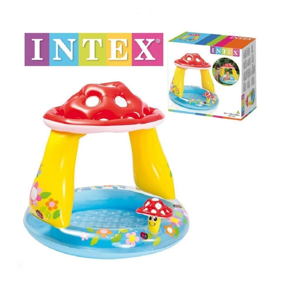 Piscina Com Cobertura Cogumelo - 45 Litros - Intex Unica Piscina Com Cobertura Cogumelo - 45 Litros - Intex - 2