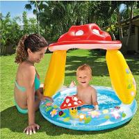Piscina Com Cobertura Cogumelo - 45 Litros - Intex Unica Piscina Com Cobertura Cogumelo - 45 Litros - Intex - 3