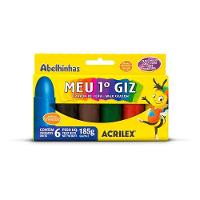 Meu Primeiro Giz C-6 Cores Acrilex - 1