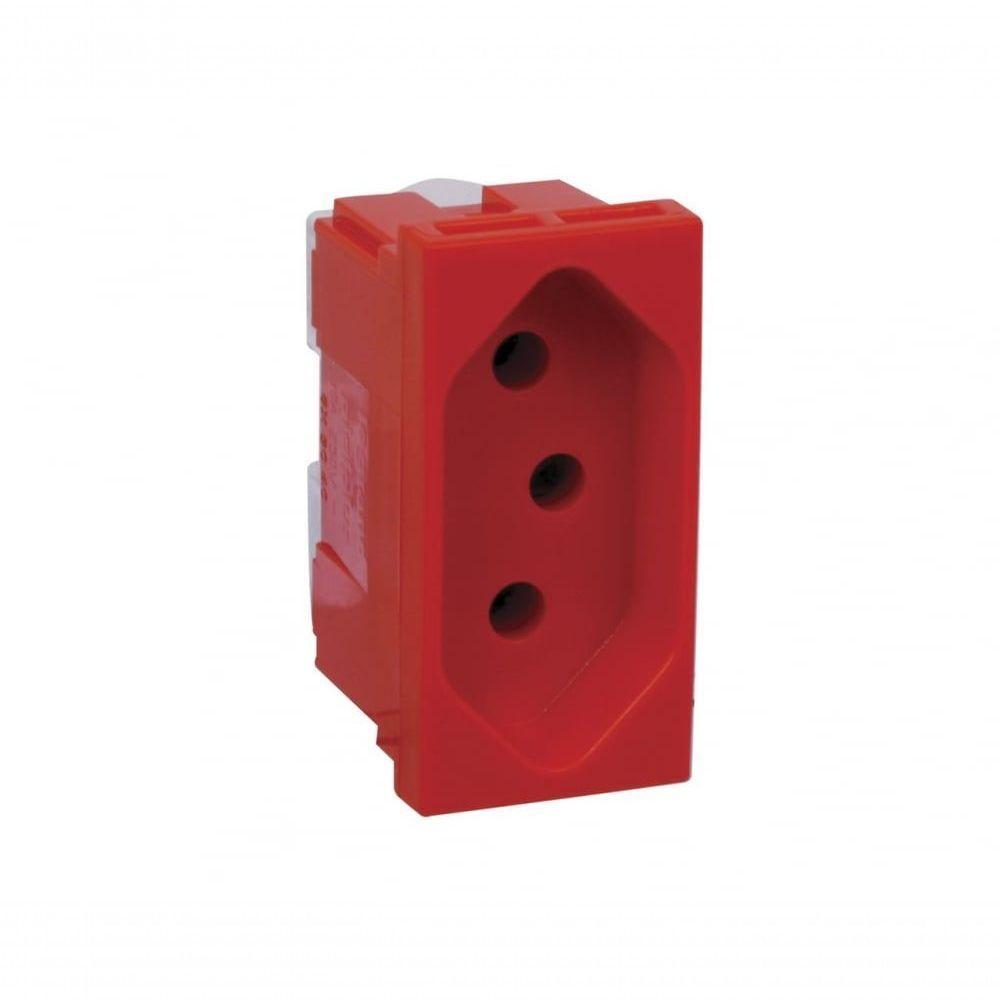 Pial Pop Modulo Tomada 2p+t Vermelha 20a - 1