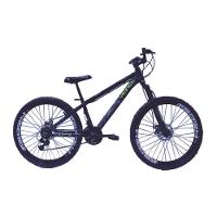 Bicicleta Vikingx Tuff 30 Freeride Aro 26 Freio A Disco Cambios Shimano Preto Amarelo Neon - 1