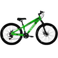 Bicicleta Viking X Tuff25/30 Aro 26 Freio Disco 21v Cambios Importados Verde Neon Vikingx - 1