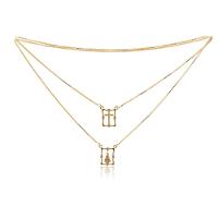 Escapulário Nossa Senhora Aparecida Com Zircônia Banhado Em Ouro 18k - 2