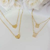 Escapulário Nossa Senhora Aparecida Com Zircônia Banhado Em Ouro 18k - 3