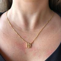 Escapulário Nossa Senhora Aparecida Com Zircônia Banhado Em Ouro 18k - 5