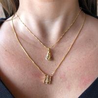 Escapulário Nossa Senhora Aparecida Com Zircônia Banhado Em Ouro 18k - 7