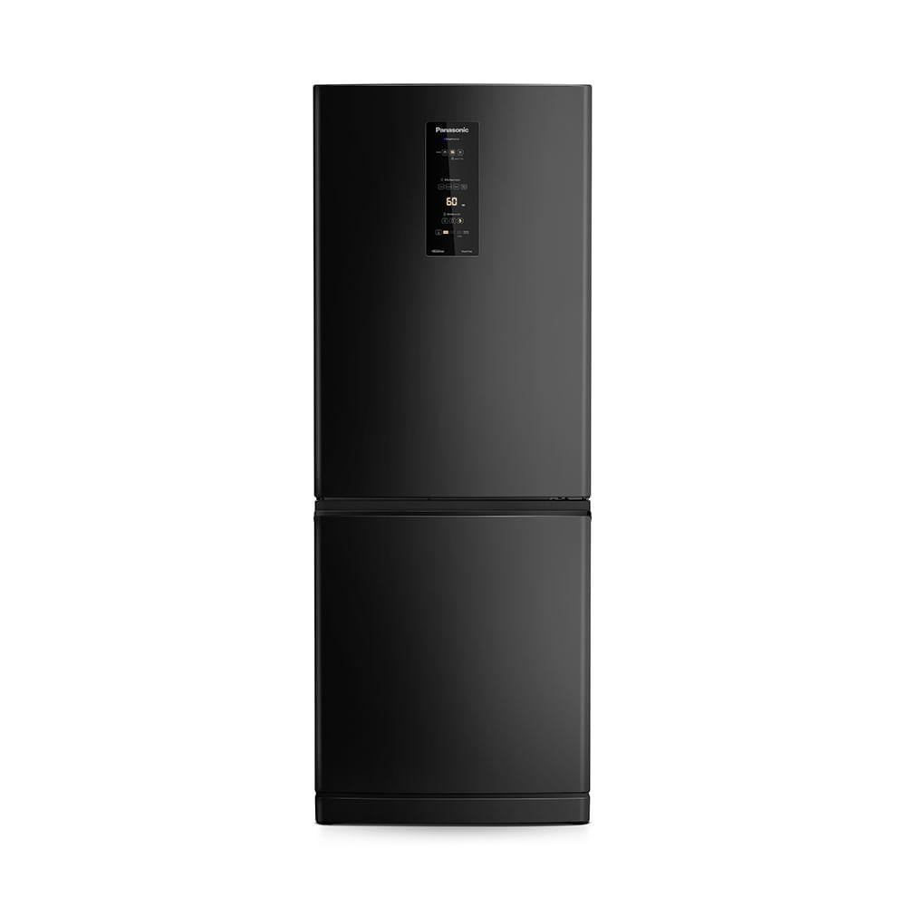 Geladeira Panasonic BB64 Black Inox Look Inverse Frost Free 460L Inverter A+++ NR-BB64PV1B 110V - 2