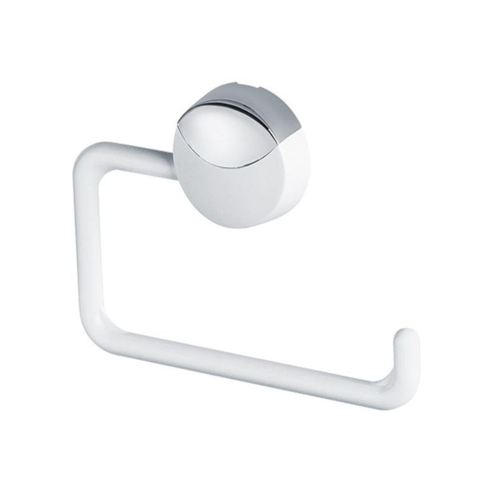 Kit De Acessórios Lavello 5 Peças - Herc Branco Com Cromado - 3