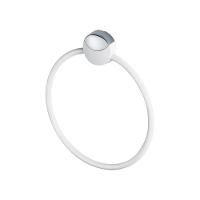 Kit De Acessórios Lavello 5 Peças - Herc Branco Com Cromado - 5