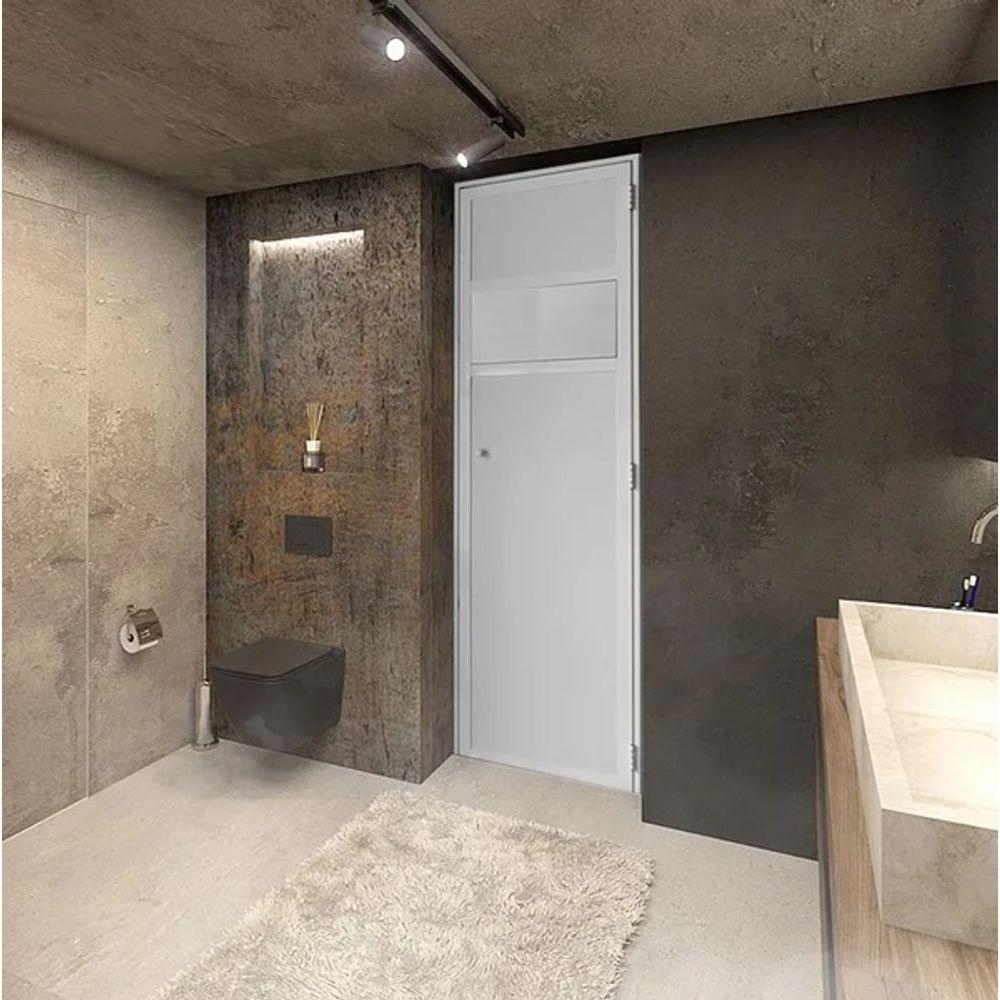Porta Para Sauna A Vapor De Alumínio Branco 0,70 X 1,99m - Sodramar - 3