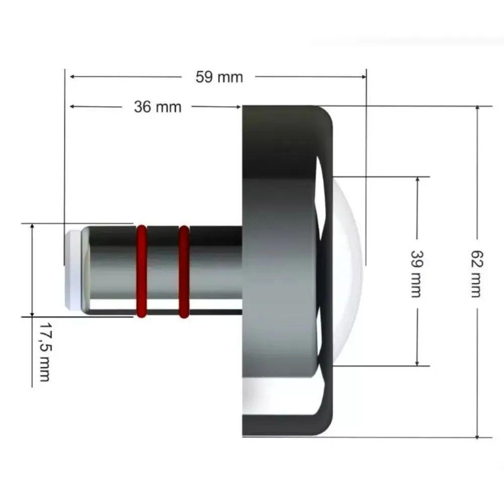 Refletor Led 15w Inox Rgb Premium Com Cabo 02 Metros Para Iluminação Piscina - Tholz - 2