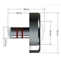 Refletor Led 15w Inox Rgb Premium Com Cabo 02 Metros Para Iluminação Piscina - Tholz - 2