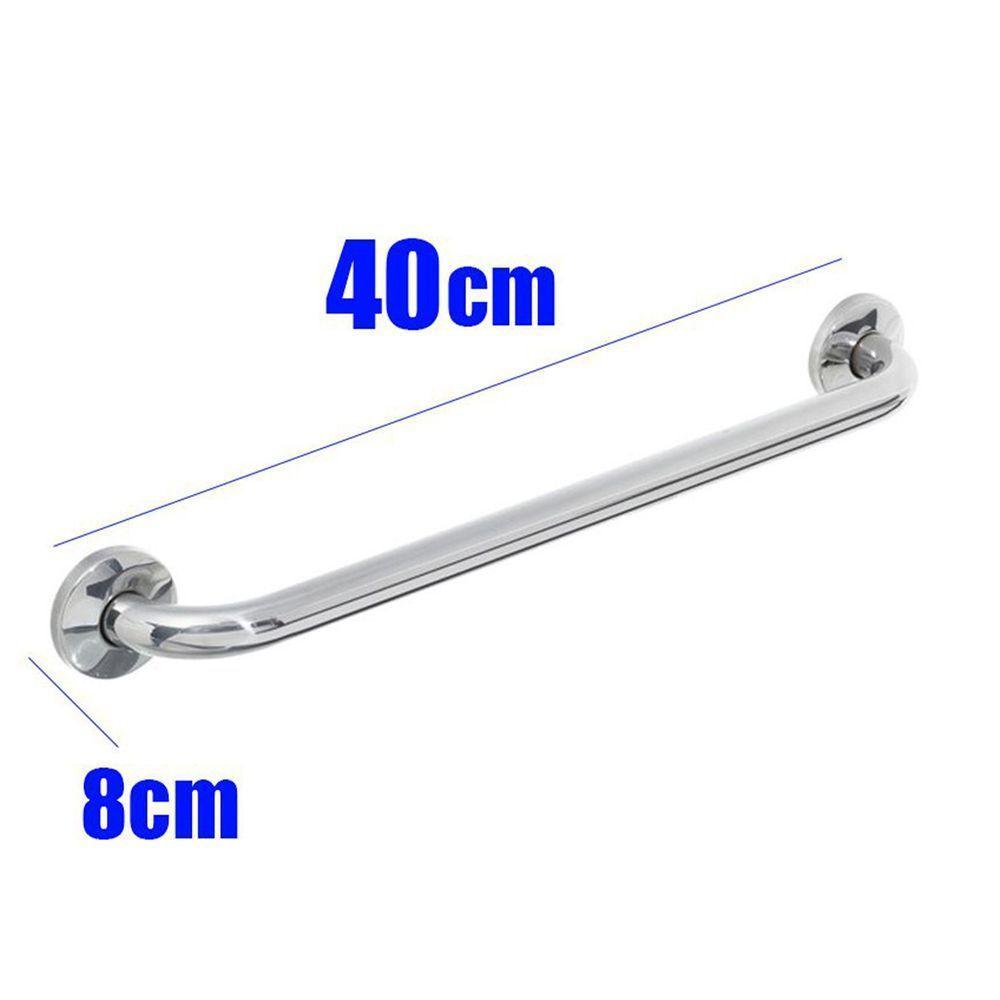 Barra Alça De Apoio Kit 6 Uni Banheiro Inox 40cm Barra Idoso Cadeirante Deficiente Acessibilidade - 3