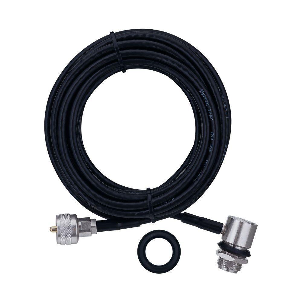 Cabo Medio Aquario M-802k 5,5m E Conector Uhf Rg-058 - 1