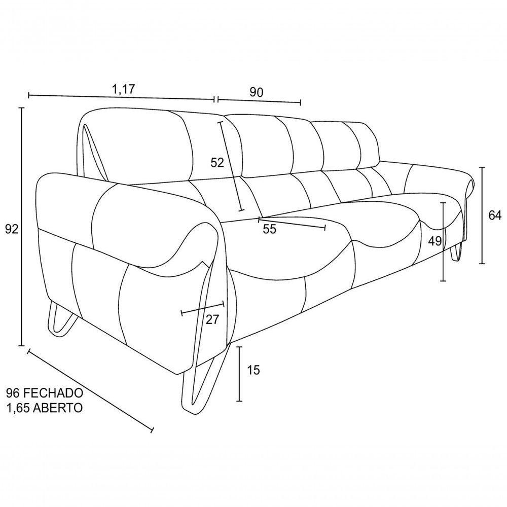 Sofá Reclinável Elétrico De Couro Belarus Off White - Mempra (3 Módulos) - 5