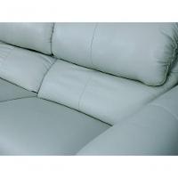 Sofá Reclinável Elétrico De Couro Belarus Aqua - Mempra (3 Módulos)