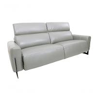 Sofá Reclinável Elétrico De Couro Legend Grizzy - Mempra - 2