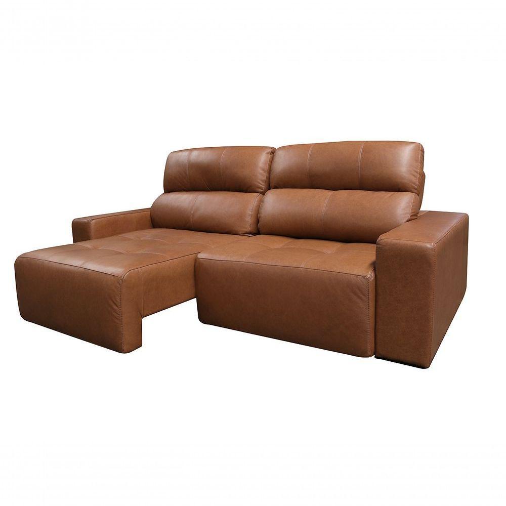 Sofá Retrátil E Reclinável De Couro Atami 2,30 M Ocean - Mempra Design - 3