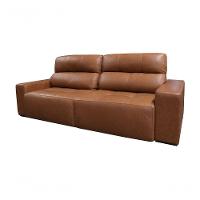 Sofá Retrátil E Reclinável De Couro Atami 2,30 M Ocean - Mempra Design - 2