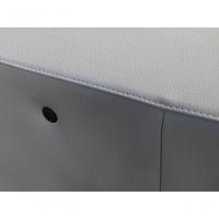 Sofá Retrátil E Reclinável De Couro Atami 2,30 M Grizzy - Mempra Design