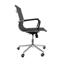 Kit 2 Cadeiras Sydney Diretor Com Estrutura Em Aço Cromado Preto - 8