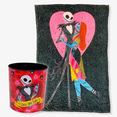 Kit Manta Com Balde Jack E Sally – O Estranho Mundo De Jack