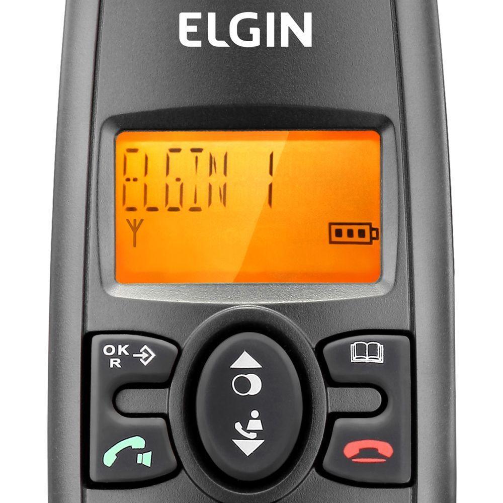 Telefone Sem Fio Elgin Tsf-8003 Com 2 Ramais - 1