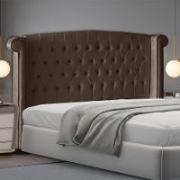 Cabeceira De Cama Box Toquio King 195 Cm Suede Rosê Do Lar Móveis E Decoração - 2