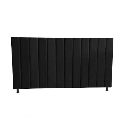Cabeceira De Cama Box Estofada Gabi King 195 Cm Suede Preto Do Lar Móveis