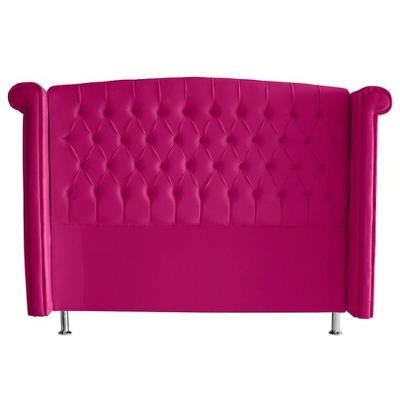 Cabeceira De Cama Box Toquio Casal 140 Cm Suede Rosa Pink Do Lar Móveis E Decoração