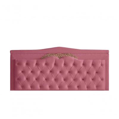 Cabeceira De Cama Box Painel Barcelona Queen 160 Cm Retro Capitonê Botão Encapados Suede Rosa Bebê Do Lar Móveis