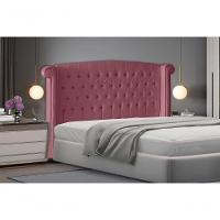 Cabeceira De Cama Box Toquio King 195 Cm Suede Rosa Bebê Do Lar Móveis E Decoração - 2